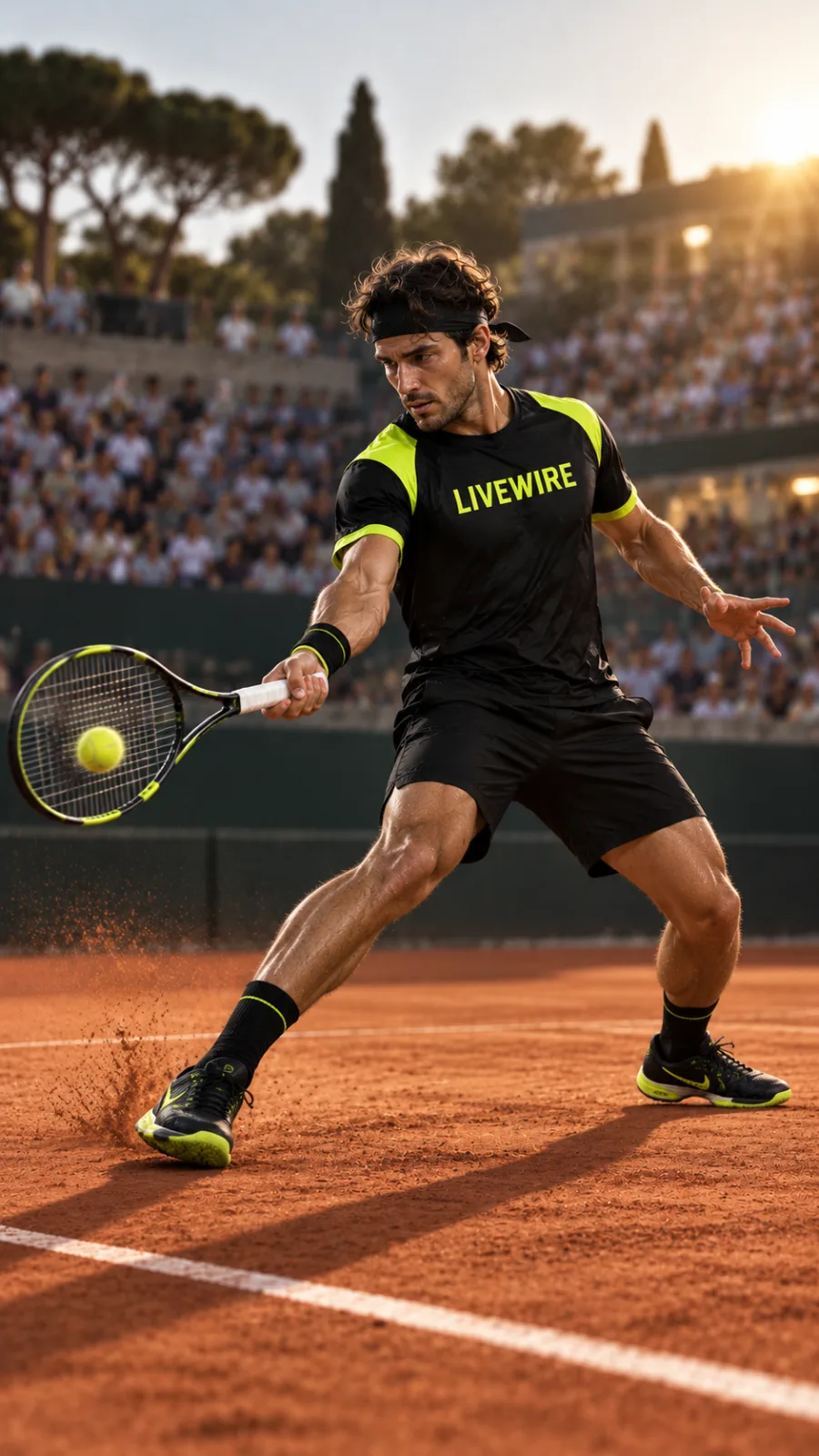 Livewire tennis game